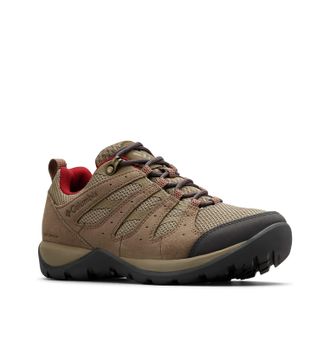 Columbia Redmond V2 Waterproof Hiking Shoe, Pebble Beet, 7.5 UK