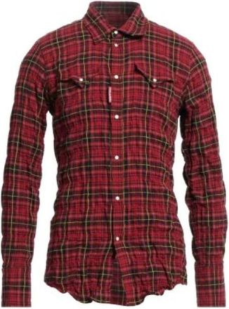 Dsquared2 Camicia Western Classica - - Shirts - Uomo - Rosso - L