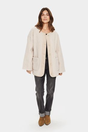 Saint Tropez Jas Loose fit Feather Gray