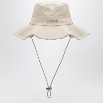 Jacquemus Le Bob Artichaut wei&szlig;er Baumwollhut