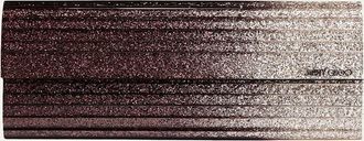 Jimmy Choo London Degrade Glitter Acrylic Clutch Bag