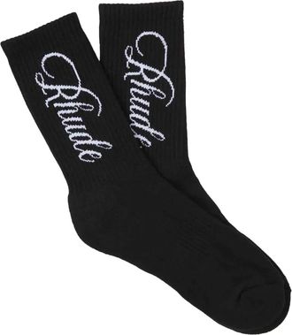 Rhude Vertical Script sokken - Zwart