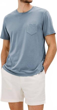Rails Johnny Short Sleeve Tee In Steel