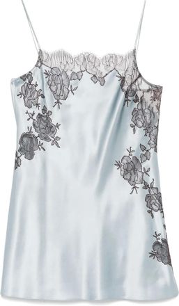 Carine Gilson satin slip dress - Blu