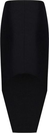Givenchy Front Kick Skirt_Black, Brand Size 38 (US Size 4)