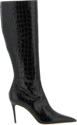 PARIS TEXAS Black Vera Leather Boots