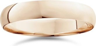 Pompeii3 5mm Dome High Polished Wedding Band 14K Rose Gold Size Selectable