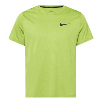 Nike Mens Nike Pro Dri-FIT Solid Color Casual Sports Quick Dry Round Neck Short Sleeve Atomic Green T-Shirt CZ1182-377