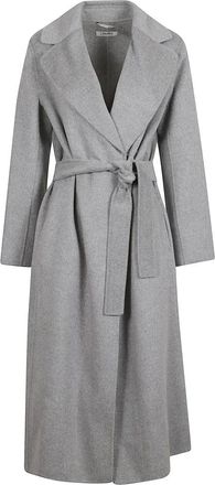 Max Mara Dames, Mantels, Grijs, Maat: 3XS Zijde