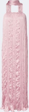 Poss&eacute; Esme scarf-detail satin maxi dress