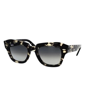 Ray-Ban Vierkante zonnebril State Street Model - unisex - Zonnebrillen - Bruin - 52 MM - Accessoires