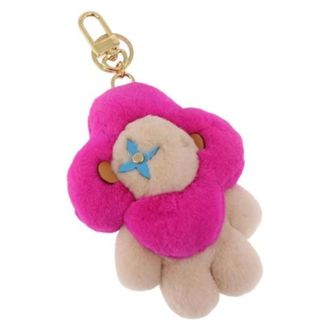 Louis Vuitton Pre-owned Fur Key Holder - Dames - Pre-owned - Roze - Maat: ONE Size
