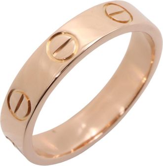 Cartier Gold Pink Gold (18K) Band Ring (Pre-Owned)