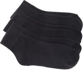 Nordstrom 3-Pack Everyday Quarter Socks in Black at Nordstrom, Size 9