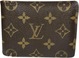 Louis Vuitton Pre-owned Monogram Kaarthouder - unisex - Vintage Accessoires - Bruin - ONE Size - Leer - Vintage