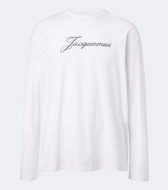 Jacquemus Logo cotton and hemp jersey T-shirt