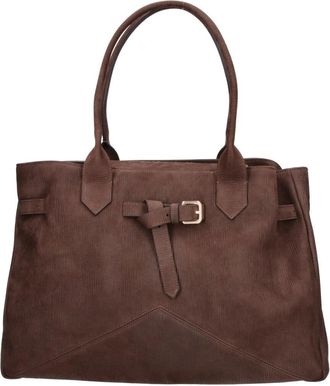 Ballantyne Brown Kate 990 Calfskin Leather Tote Bag