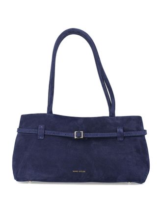Manu Atelier Contemporary Suede East West Handbag By Manu Atelier