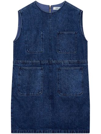 TOMBOY sleeveless drawstring dress - Blue