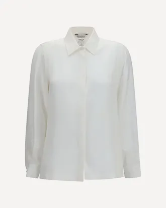 Max Mara Geranio crepe de chine Shirt Female 42