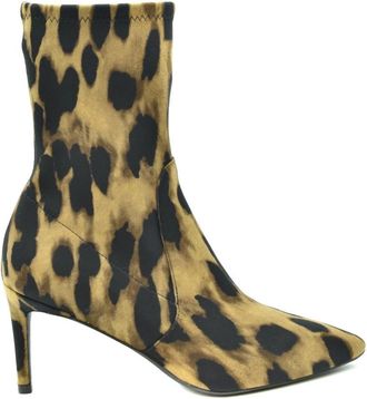 Stuart Weitzman Stijlvolle Meerkleurige Laarzen met Hak - Dames - Laarzen met Hak - Zwart - 40 EU - Schoenen