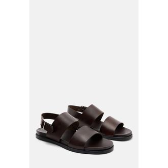 Scarosso Antonio Sandals in Brown Calf at Nordstrom, Size 42