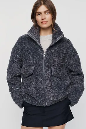LaMarque Brenna Sherpa Fleece Coat Jacket