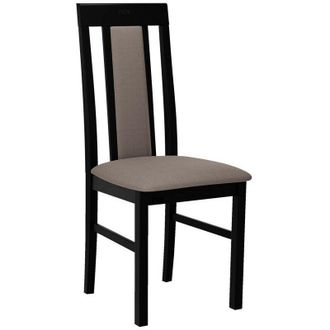 Mirjan24 Mobilier1 - Silla Victorville 165, Negro, 96x43x40cm, Tapiz, De Madera, Madera, Muebles Ya Montados