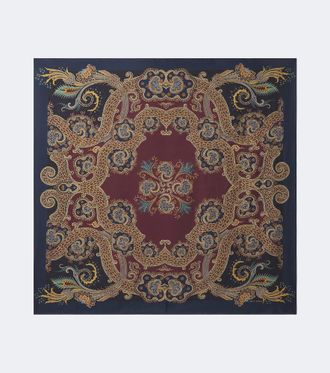 Etro Sciarpa in seta con stampa paisley