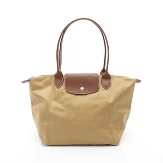 Longchamp LE PLIAGE ORIGINAL Canvas Leather Tote Bag
