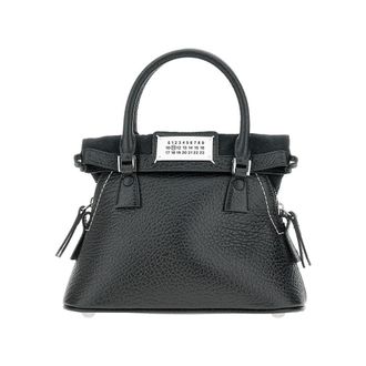 Maison Margiela Grained leather micro 5AC bag Woman One Size