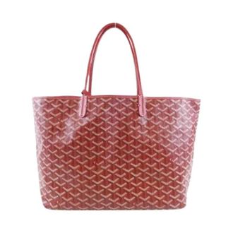 Goyard Pre-owned Saint Louis Coated Canvas Tote Bag - Dames - Pre-owned - Rood - Maat: ONE Size
