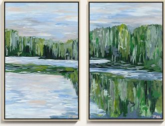 Ballard Designs Double Panel Landscape Art - Print II, 39.75 x 25.75 - Ballard Designs
