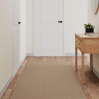 vidaXL Vidaxl - Alfombra De Pasillo Con Aspecto De Sisal Color Arena 80x200 Cm