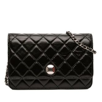 Chanel Pre-owned Vintage Cross Body Bag - Dames - Pre-owned - Zwart - Maat: ONE Size Leer