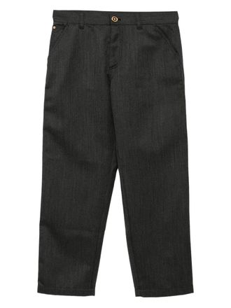 Versace wool trousers - Black
