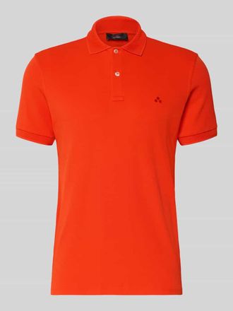 Peuterey Regular Fit Poloshirt mit Stitching Modell PLANTAGO in Orange, Gr&ouml;&szlig;e XXXL