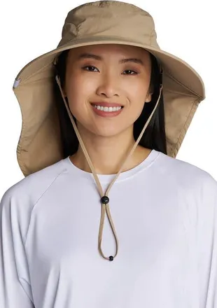 Coolibar Unisex SafeShade Hat Wide Brim Sun Hat, UPF 50+ Sun Protection in Tan at Nordstrom