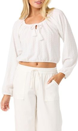 O'Neill Cami Knit Long Sleeve Top in White at Nordstrom, Size Xx-Large