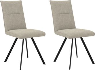 HOME AFFAIRE 4-Fussstuhl »Sava« (Set) 2 Stk.Metallgestell