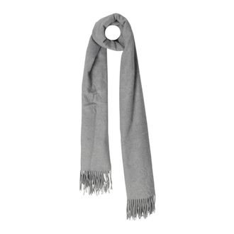 Liu Jo Accessoires, Dames, Grijs, ONE Size, Logo Sjaal/Omslagdoek
