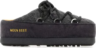 Moon Boot Moon Boot Dark Grey Fabric Moon Boot X Guest In Residence Evx Slippers