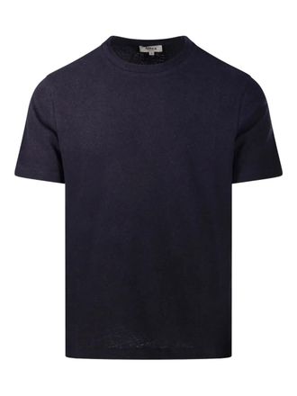 Altea crew-neck T-shirt - men - Cotton/Linen/Flax - M - Blue