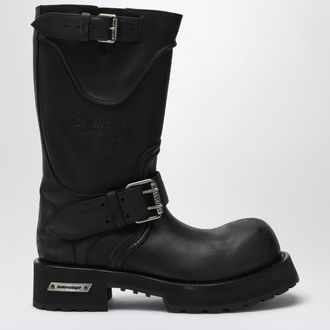 Balenciaga Stivali Venom neri in pelle di vitello