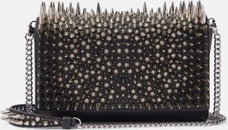 Christian Louboutin Clutch Paloma in pelle con borchie