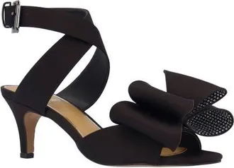 J. Rene&eacute; Nerelle Ankle Strap Sandal in Black at Nordstrom, Size 10.5