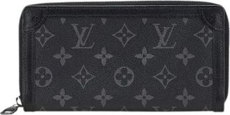 Louis Vuitton Pre-owned Wallets, female, Black, Size: ONE SIZE Pre-owned Canvas wallets
