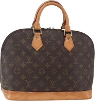 Louis Vuitton Pre-owned Handbags, female, Brown, Size: ONE SIZE Pre-owned Vintage Canvas Handbag