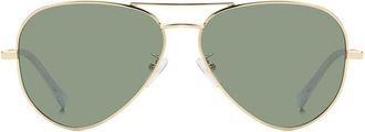 Polaroid PLD 4186/G/S/X Asian Fit Polarized J5G/UC Mens Sunglasses Gold Size 59