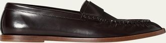 The Row Calfskin Leather Loafers